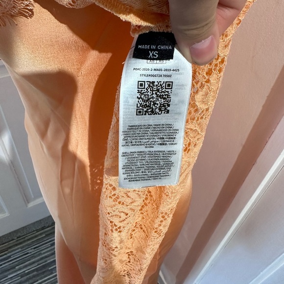 GUESS Marciano size XS 2in 1 peach maxi dress - Picture 11 of 16